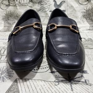 Steve Madden Women's Carrine Black Leather Loafer Sz 8M